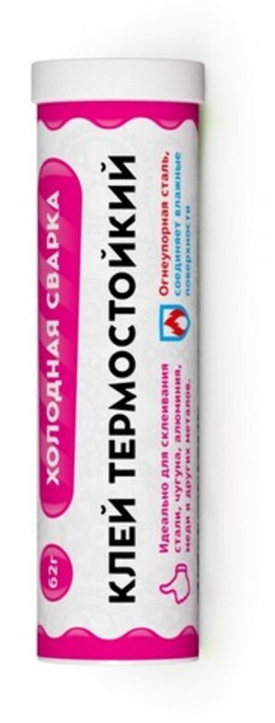 Клей Холодная сварка Ремтека Титан термостойкий 62гр РМ-0106