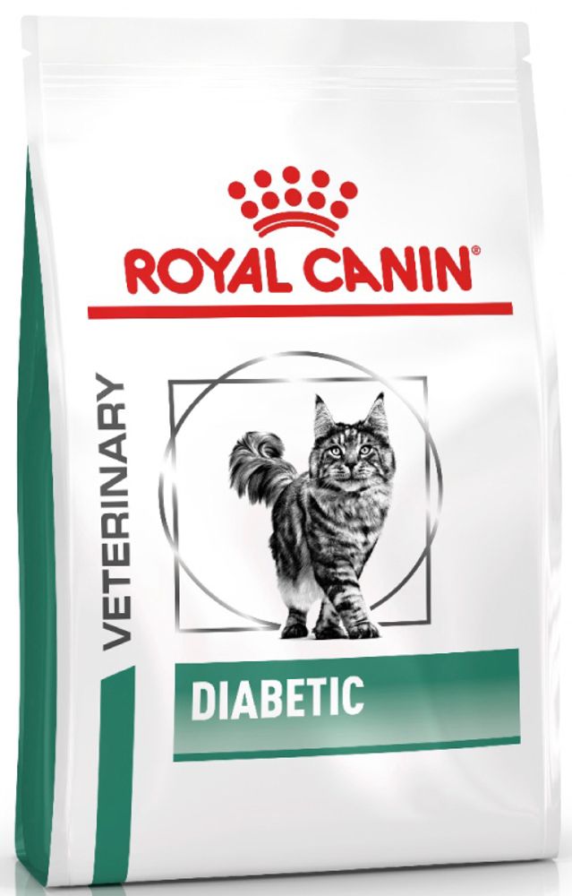 Корм ROYAL CANIN Veterinary Diet Diabetic сухой для кошек при сахарном диабете - 1,5 кг
