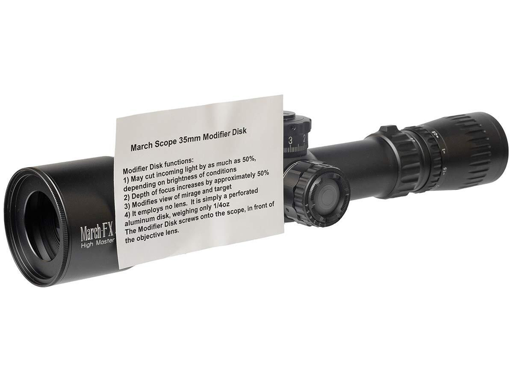 Прицел March-FX 4,5-28x52 FML-TR1 FFP 34мм (D28HV52WFIML FML-TR1)