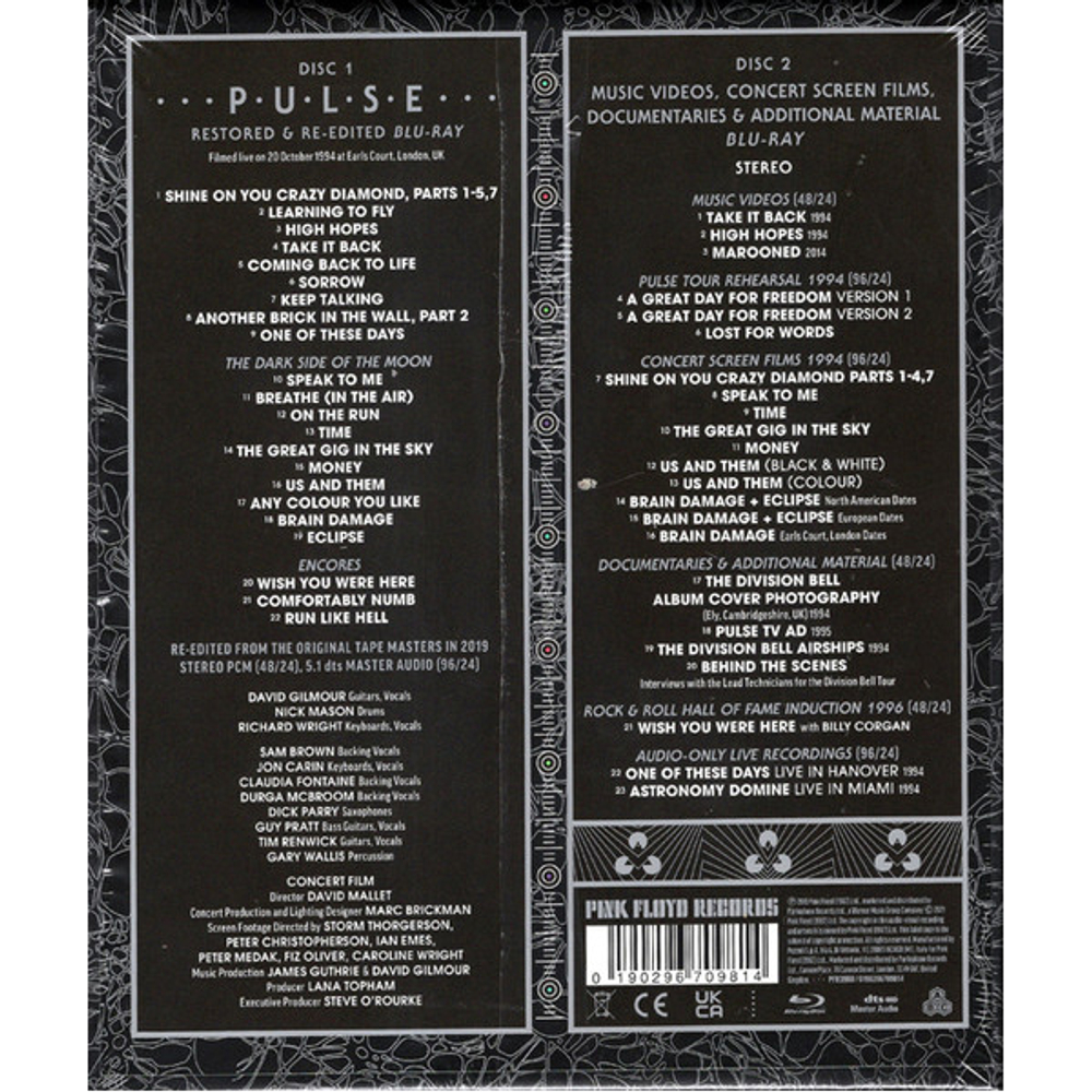 Pink Floyd / P.U.L.S.E Restored & Re-Edited (Limited Edition)(2Blu-ray)