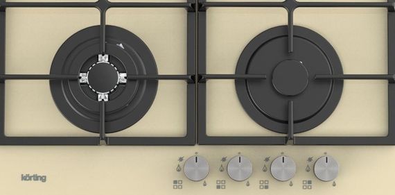 Газовая стеклянная варочная панель Korting HGG 6722 CTB