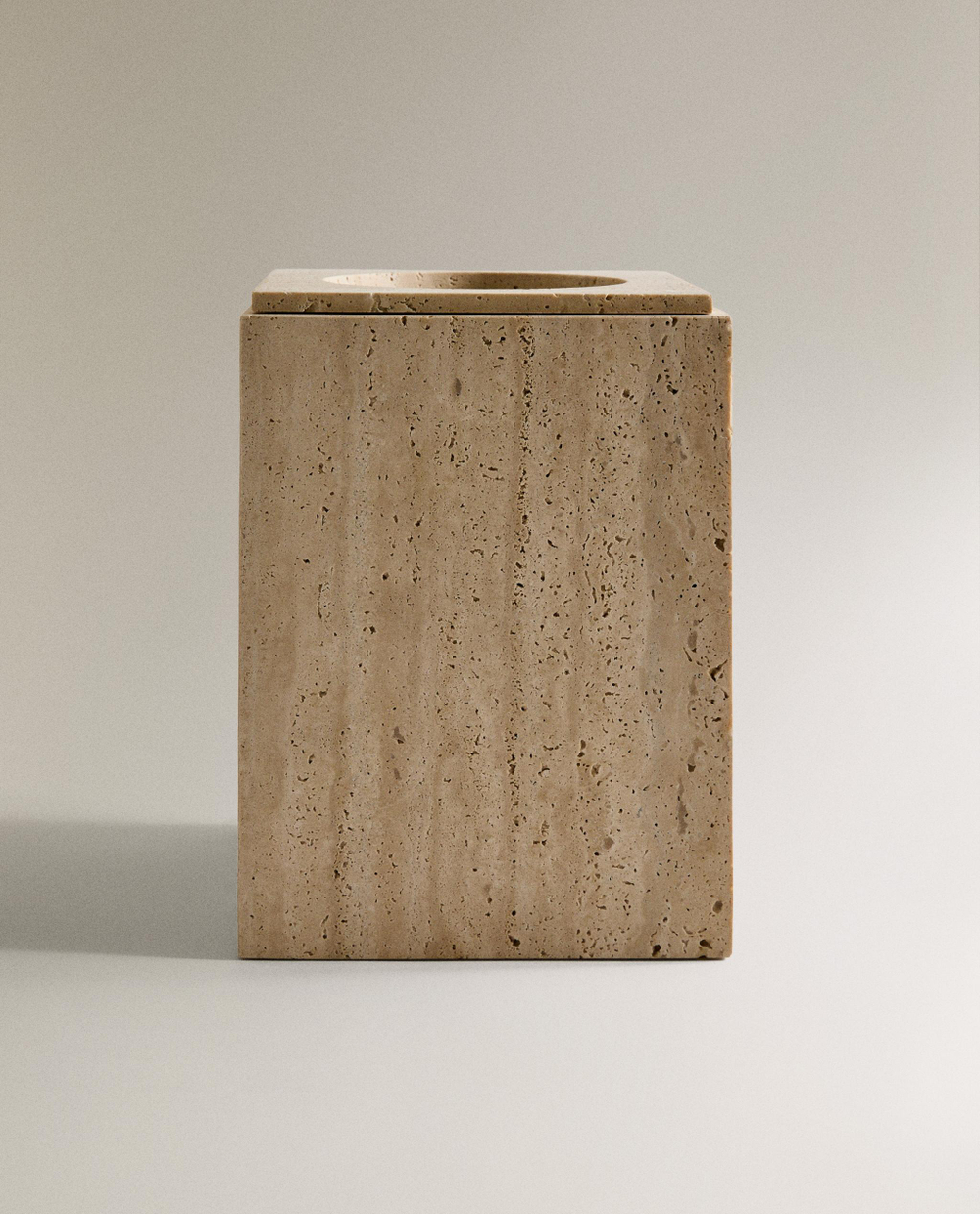 Zara Home ведро для мусора, мрамор, бежевый · 3533/743