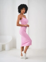 Платье летнее трикотажное лапша