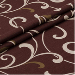 Мягкий элемент  2000х600х70 поликоттон Палермо Премиум,Титан,Соната,Монако,  коричневый,рис. вензель "Garden story"