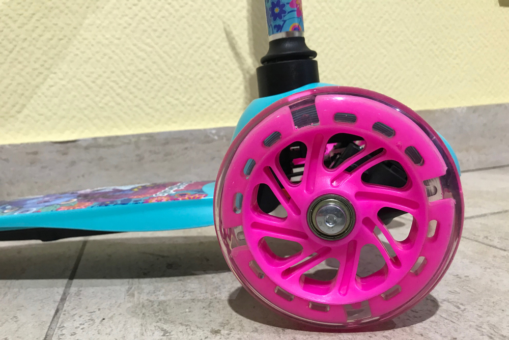 Самокат трехколесный 120мм Энчантималс