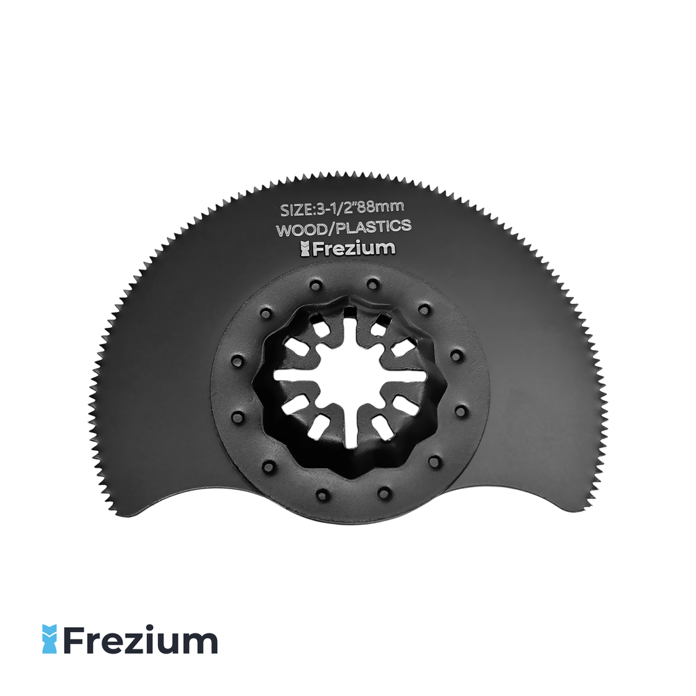 Насадка полукруглая "Frezium" для реноваторов Bosch, Makita, Fein по дереву и пластику 88 мм