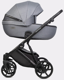 Детская коляска Riko Basic Montana 2 в 1 52 Grey (серый)