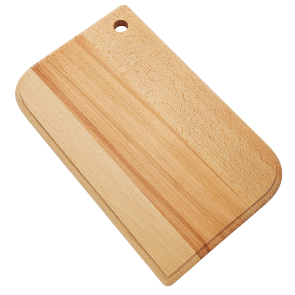 Доска разделочная из бука "Лепесток" 350x210x15мм Л-35