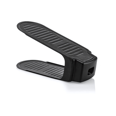 Подставка для хранения обуви двойная цвет коричневый