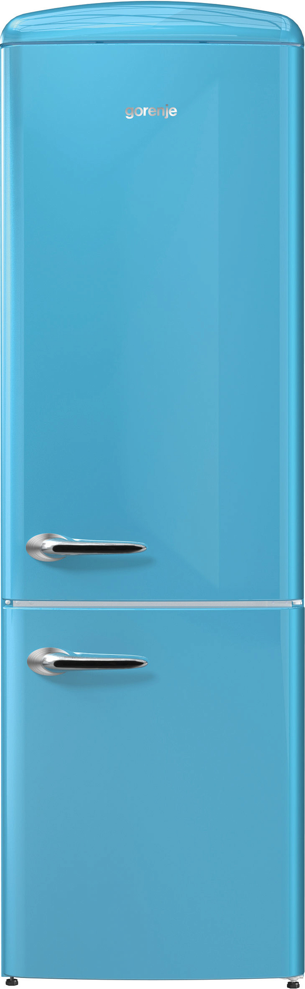 Отдельностоящий двухкамерный холодильник Gorenje ORK192BL
