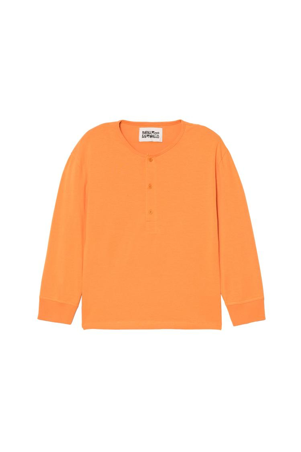 ZARA X BENITO ANTONIO ФУТБОЛКА С ПУГОВИЦАМИ, ОРАНЖЕВЫЙ