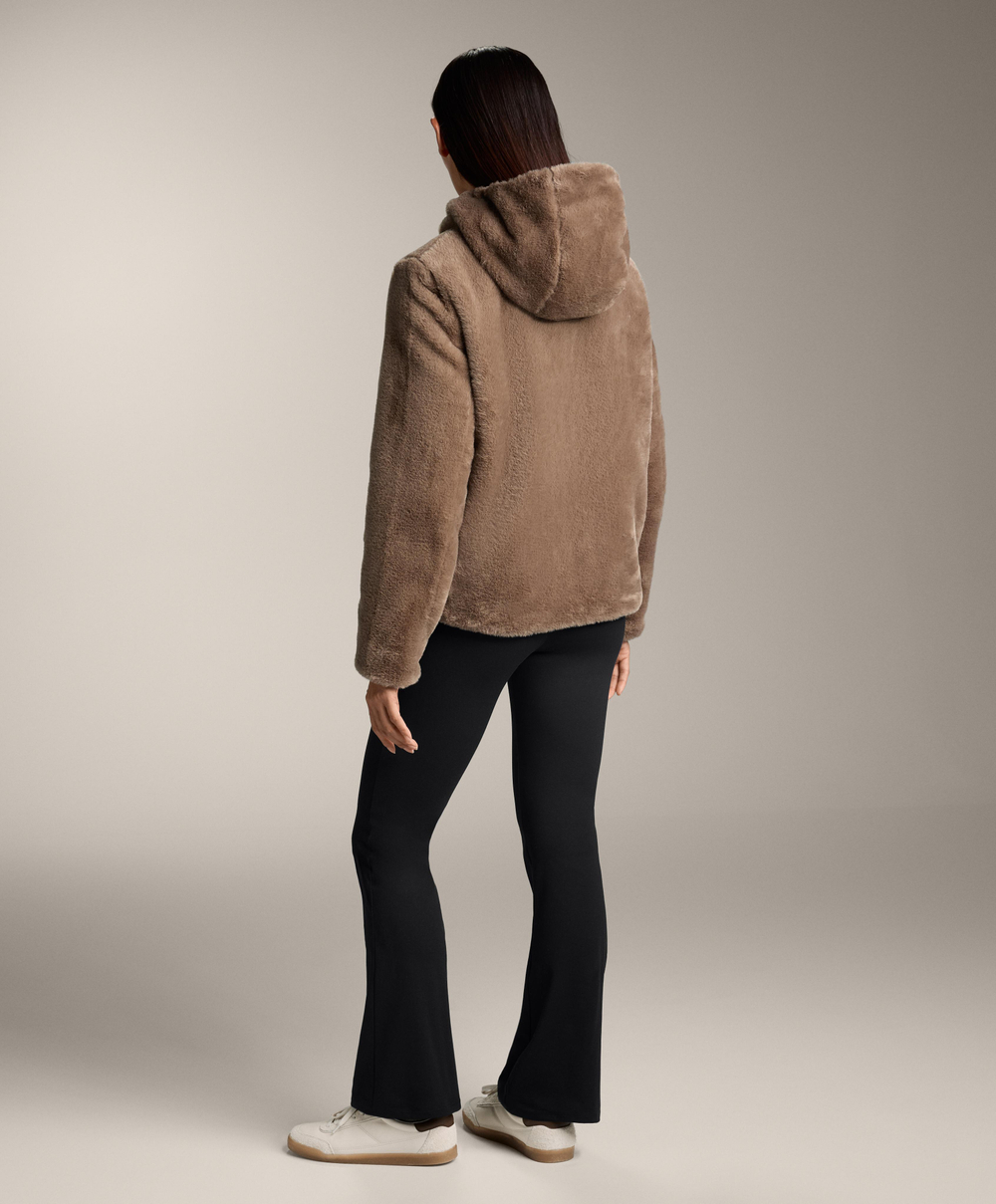 Oysho Двусторонняя утепленная куртка FELLEX® AEROGEL из искусственного меха, норка