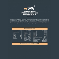 Сухой корм AlphaPet WOW Superpremium для взрослых стерилизованных кошек и котов c цыпленком