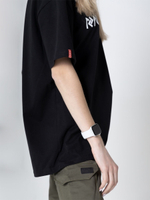 Футболка руны женская Город Горький черная