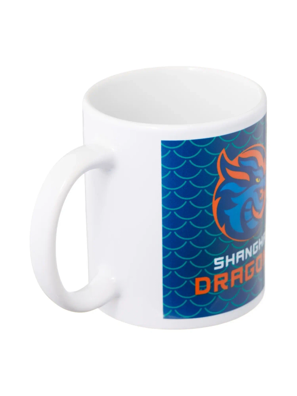 Кружка керамическая с логотипом ХК "Шанхайские Драконы"