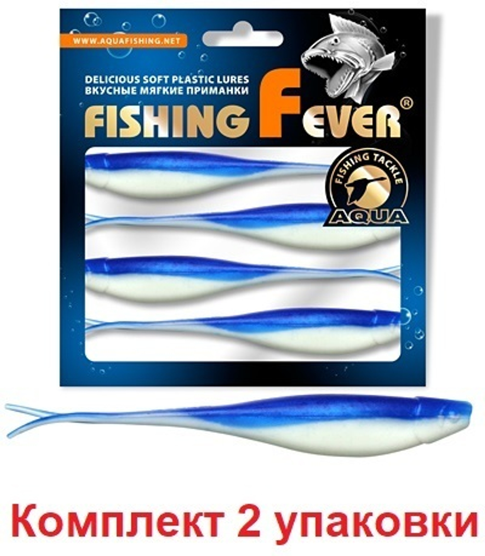 Мягкая силиконовая приманка риппер для дроп-шота AQUA FishingFever BOSS