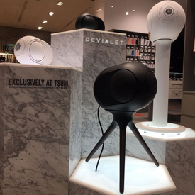 Производство торгового оборудования для «Devialet».