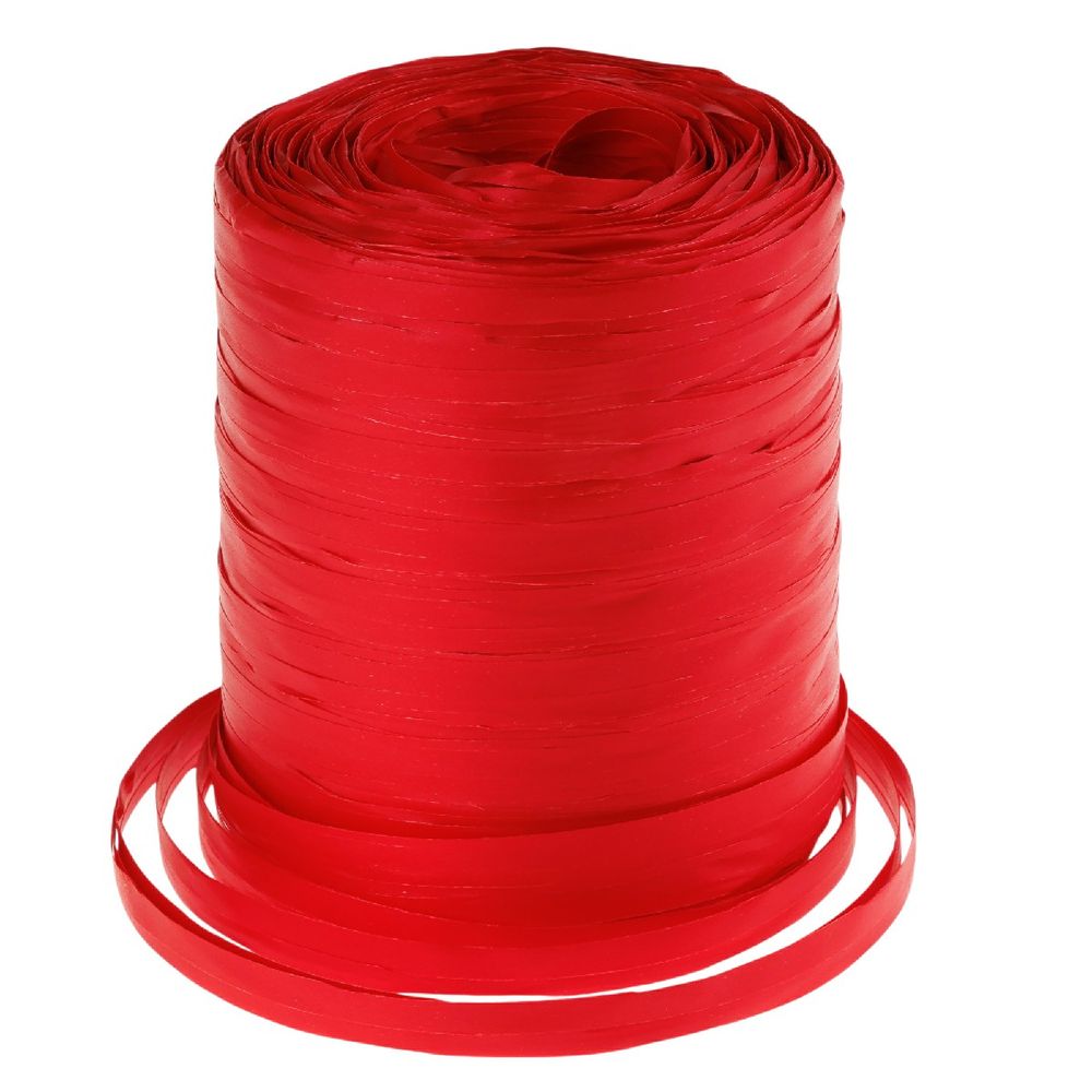 Рафия искусственная 15ммx200м Ягодный