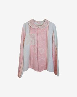 Рубашка Льняная с Длинными Рукавами/Linen Gum Long Sleeve розовая
