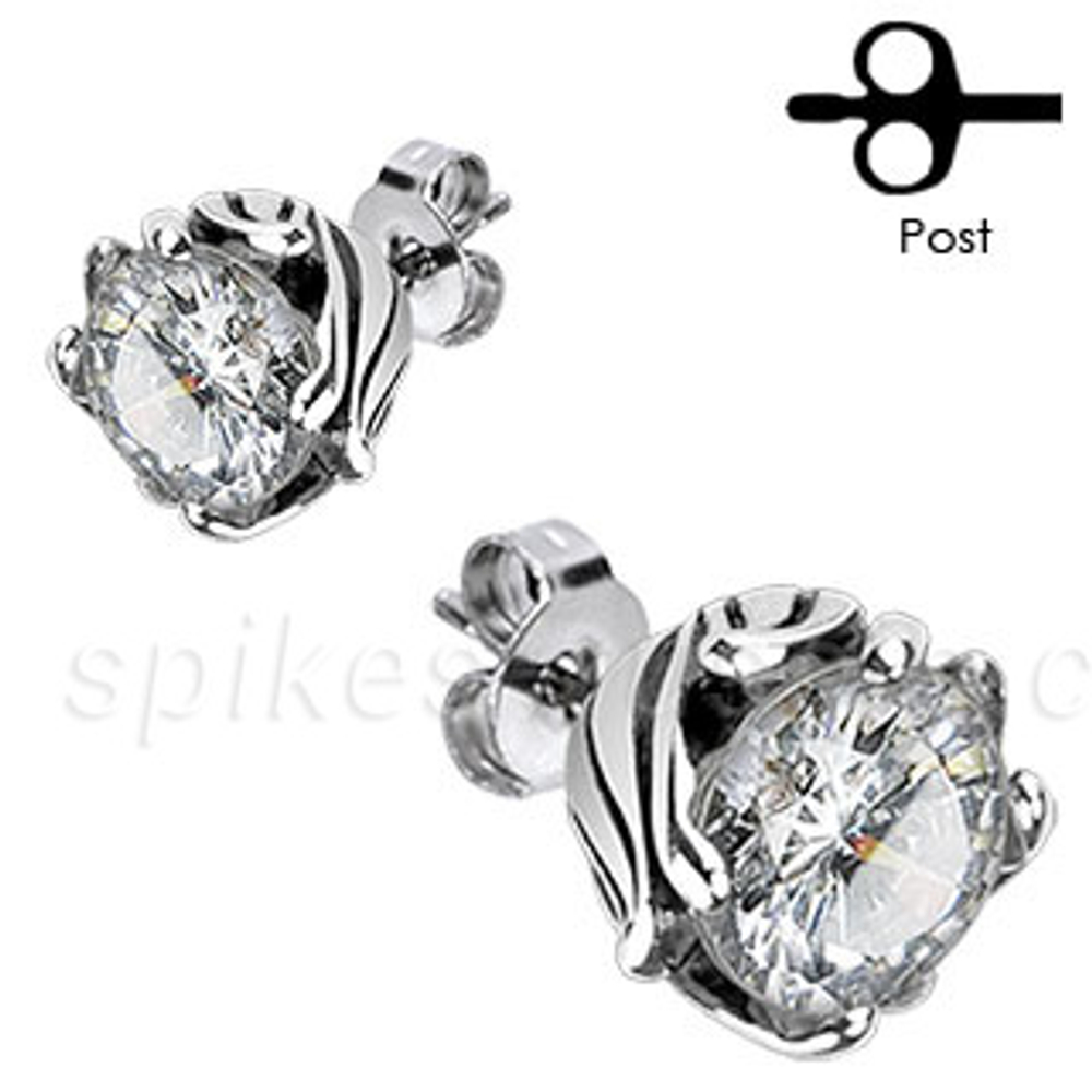 Серьги из стали