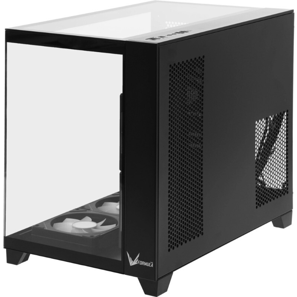Корпус Formula V Line Crystal Z9M Black, mATX, без БП