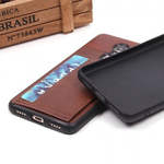 Чехол с карманом под пластиковые карты для Xiaomi Redmi 5, 010459 Красный