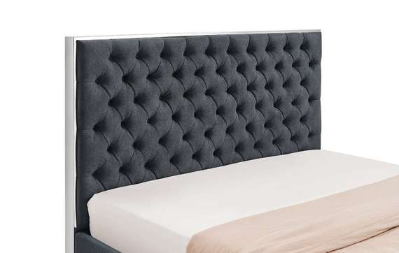 Кровать Dalsa 180х200 см, темно-серая