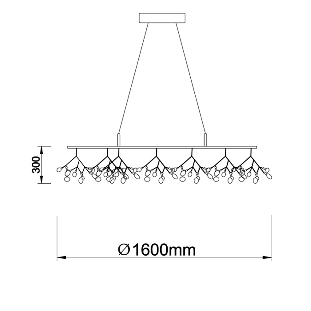 Подвесная люстра Heracleum the Big O