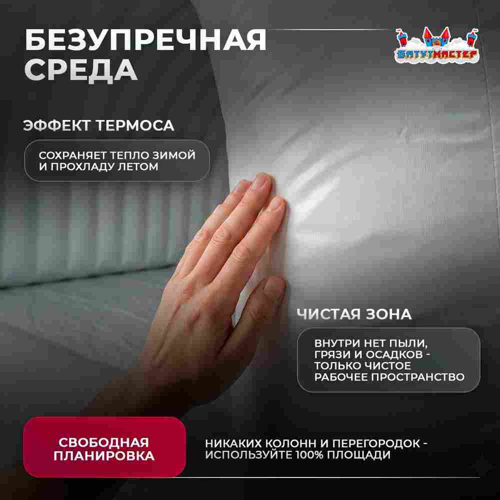 Временный торгово-бытовой ангар «МегаТорг», 20×12×6 м