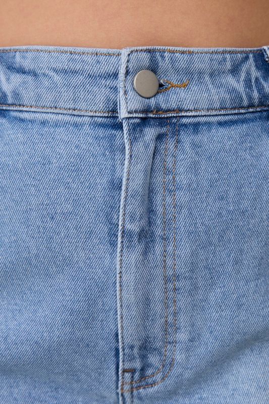 Шорты из денима на резинке, голубой