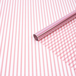 Пленка прозрачная "Полосы узкие" 70см*200гр