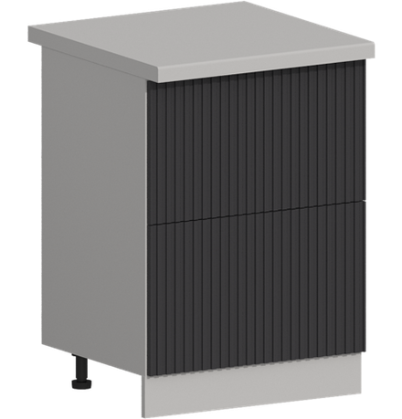 Кухня Модуль ШН2Я 600 Белый / Лайт Грей