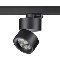 358787 PORT NT21 271 черный Трехфазный трековый светодиодный светильник IP20 LED 25W 4000K 2200Лм 100-265V GRODA