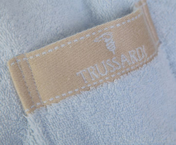 Элитный махровый халат Golf голубой от Trussardi