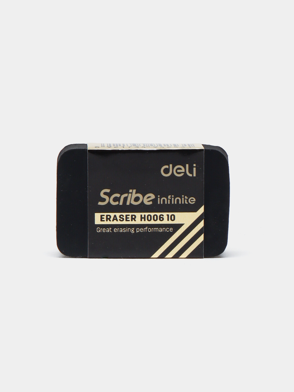 Ластик Deli Scribe Infinite 30х11х46мм черный EH00610