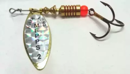 Блесна Mepps Aglia Long Rainbow Gold №2