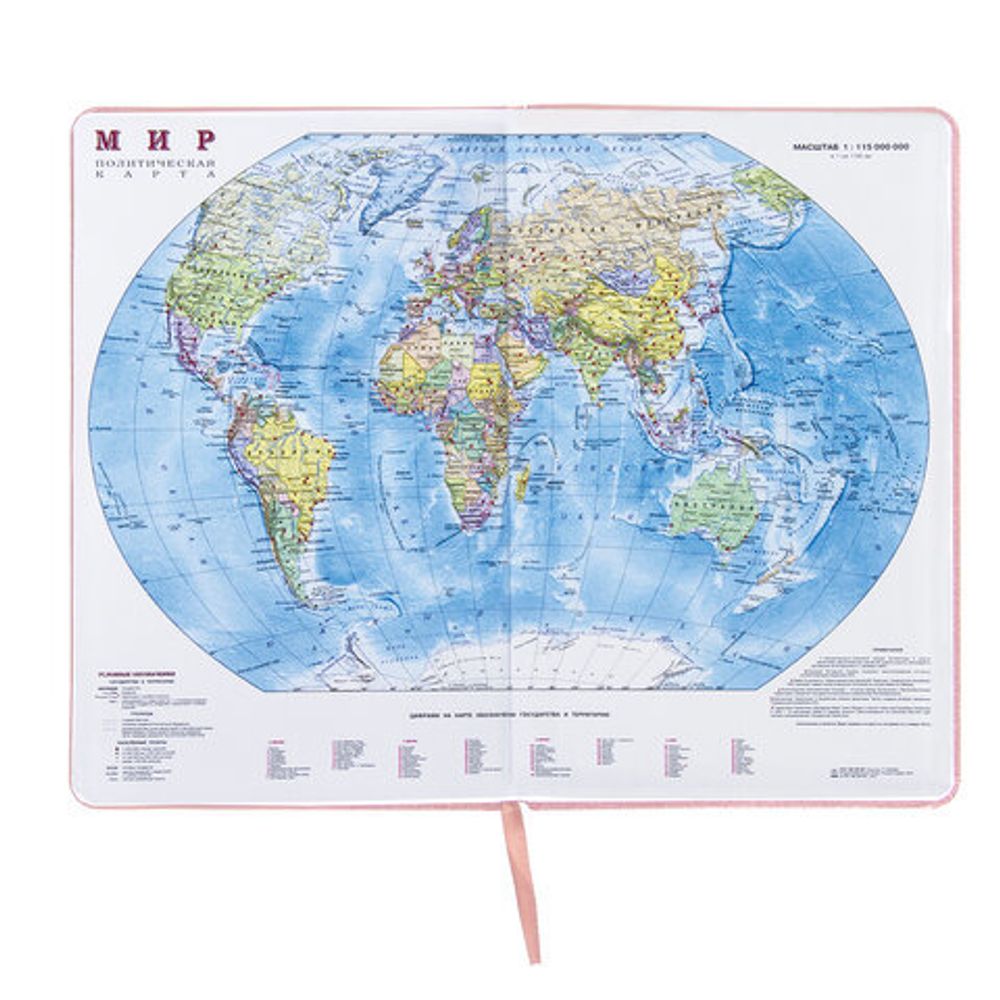 Ежедневник датированный 2022 А5 138x213 мм BRAUBERG "Profile", балакрон, светло-розовый, 112767