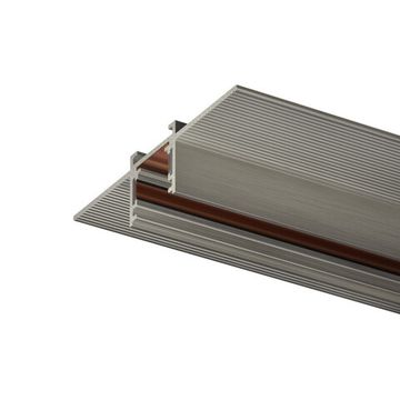 Магнитный шинопровод 2м для монтажа в потолок из ГКЛ 12.5мм TR5702-DN тёмный никель Shine Hide Denkirs