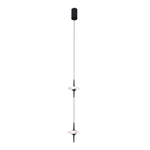 Светильник светодиодный, черный, прозрачный, ZENITH, LED, 5