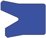 A151-120/1 PU U-образное штоковое уплотнение 120-135-9,5/10,5