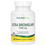 NaturesPlus, ультрабромелаин, 1500 мг, 60 таблеток