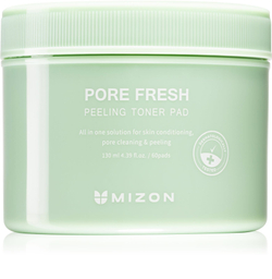 Mizon Pore Fresh - отшелушивающие салфетки для лица для чувствительной кожи, склонной к высыпаниям /  60 szt.   / GTIN 8809663751975