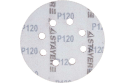 Круг шлифовальный универсальный (125 мм; Р120; 5 шт.) STAYER 35452-125-120