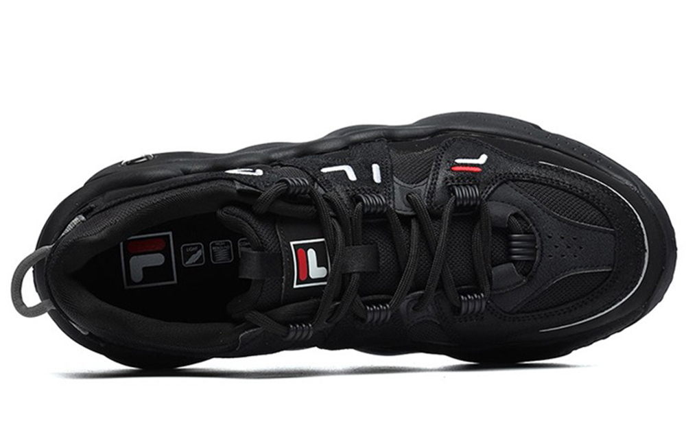 FILA Ferro Barricade 2nd generation low-cut retro basketball shoes men's black