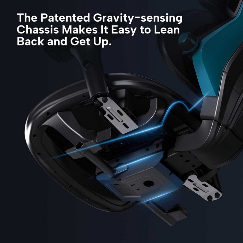 Эргономичное компьютерное кресло (для геймеров) Eureka TYPHON, Blue (ERK-GC05-BU)