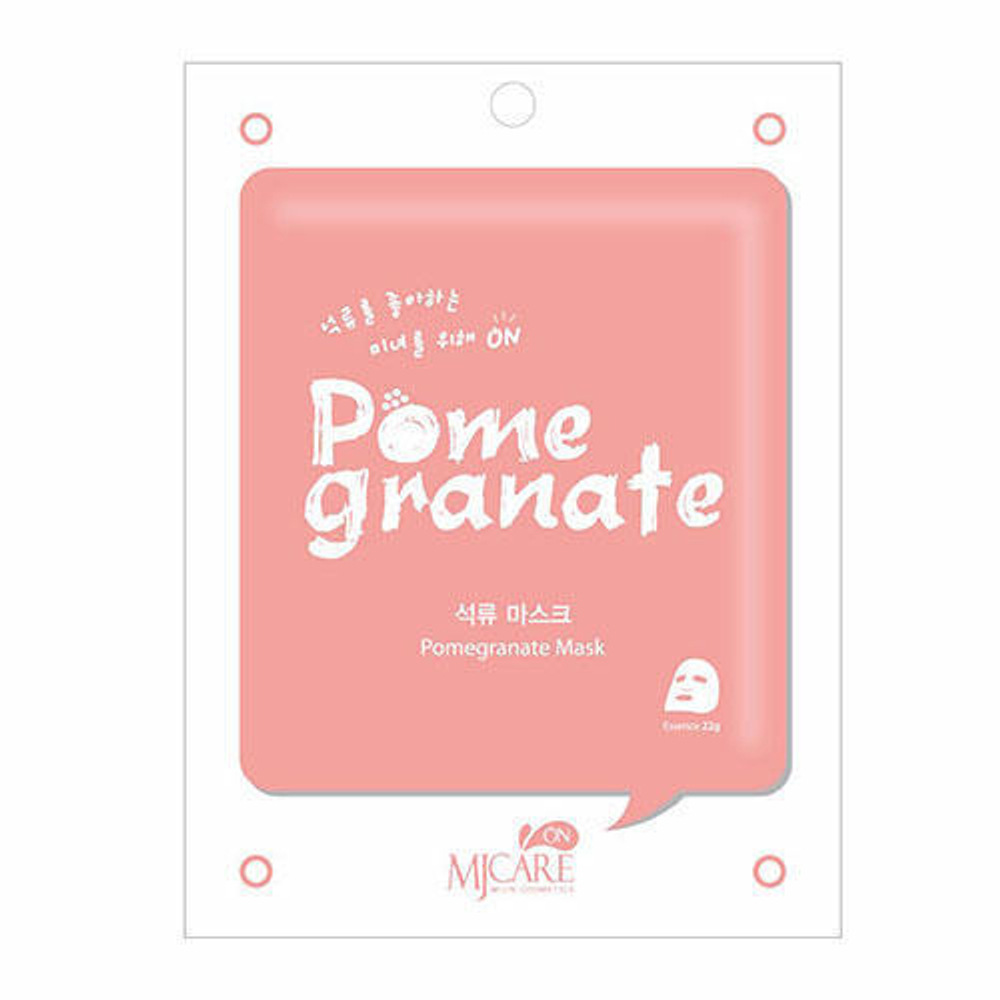 Маска тканевая для лица с гранатом MJ on Pomegranate mask pack 22гр.