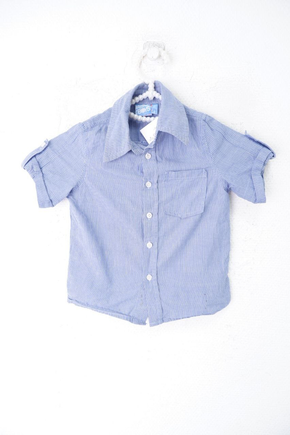 Рубашка из хлопка в полоску на 3 года