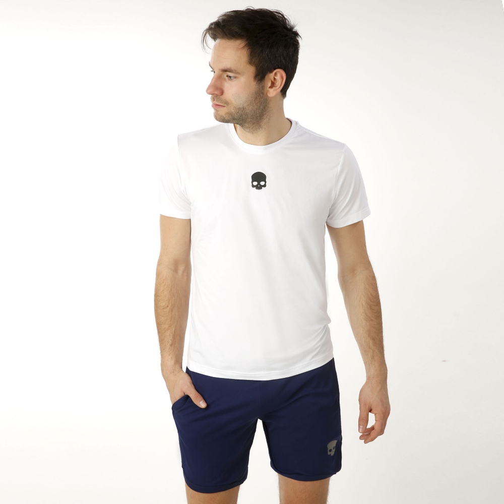 Мужские теннисные шорты Hydrogen Tech Shorts Men - Dark Blue, Silver