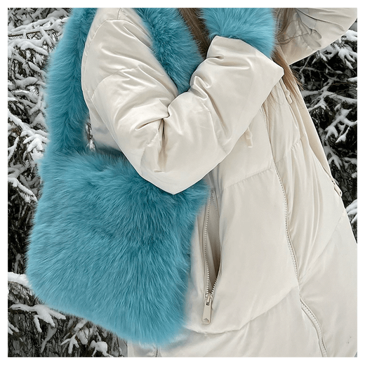 Меховая сумка «Пухля»