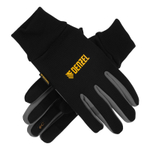 Перчатки универсальные, двойные, работа с сенсорным экраном, вязаная манжета, размер 9 Denzel
